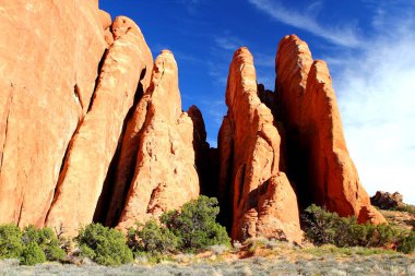 Amerika Birleşik Devletleri 'nin güney batısındaki güzel ve pürüzlü manzara
