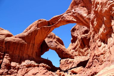 Arches Ulusal Parkı Utah, ABD. ünlü çift kemer.