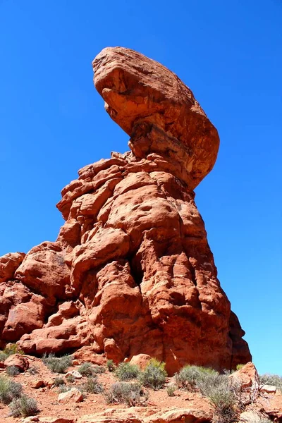 Balanced Rock Arches National Park Utah Eua — Fotografia de Stock