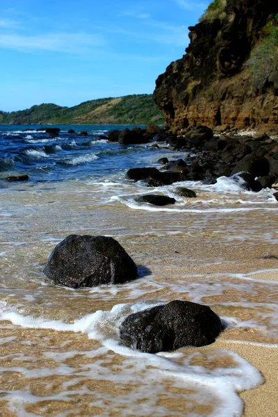 Beautiful Day Beach Wonderful Beach Scenery Fiji — Stock Photo, Image