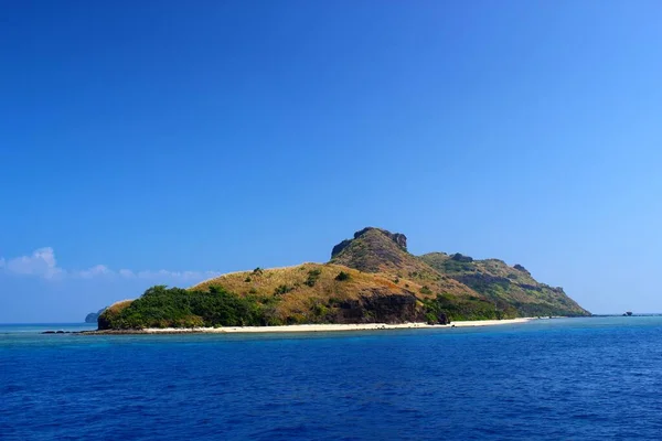 Maravilhoso Dia Belas Ilhas Oceano Pacífico Viajando Com Ferry Fiji — Fotografia de Stock