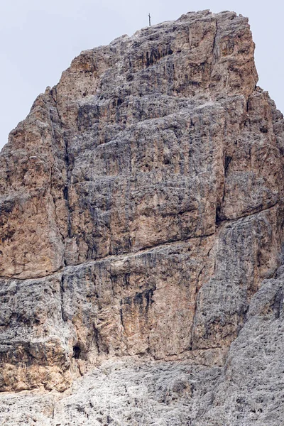 Furchetta Topp Dolomiterna Majestätisk Topp Puez Odles Naturepark Gardena Valley — Stockfoto