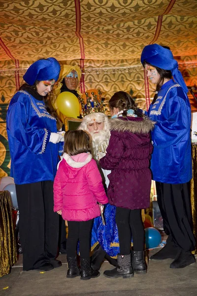 Three Wise Men parade — Stock Photo, Image