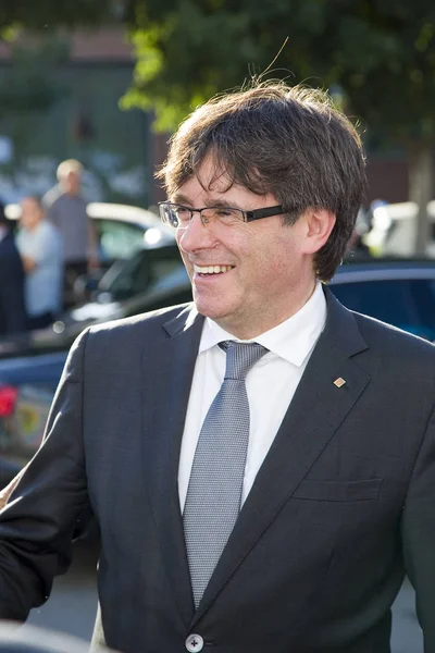 Carles Puigdemont, President of the Generalitat of Catalonia — Stock Photo, Image