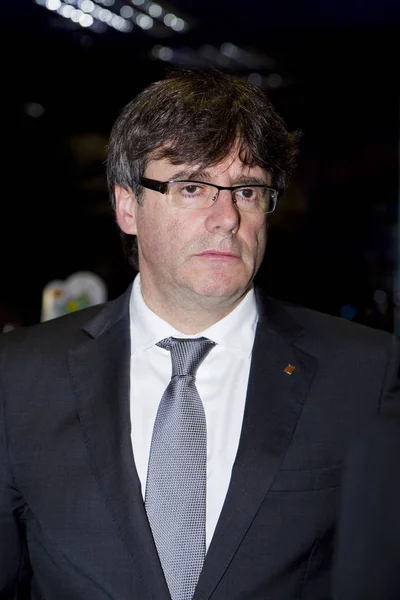 Carles Puigdemont, presidente de la Generalitat de Cataluña — Foto de Stock