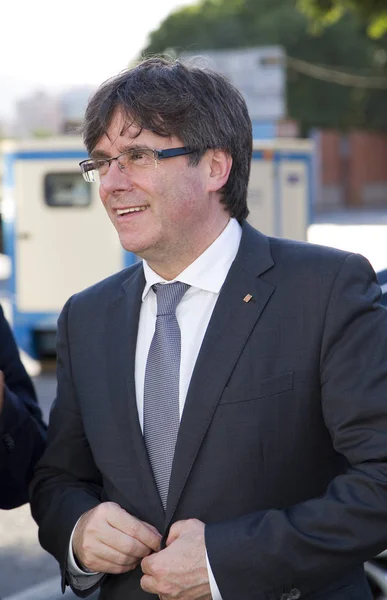 Carles Puigdemont, President of the Generalitat of Catalonia — Stock Photo, Image