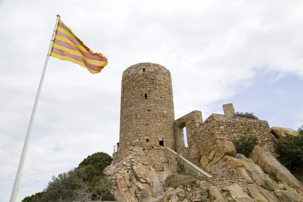 Burriac Castle, Barcelona, Spain — Stockfoto