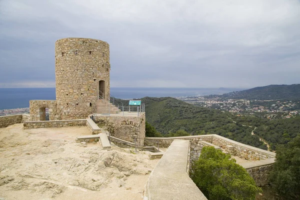 Burriac Castle, Barcelona, Spain — Stok fotoğraf