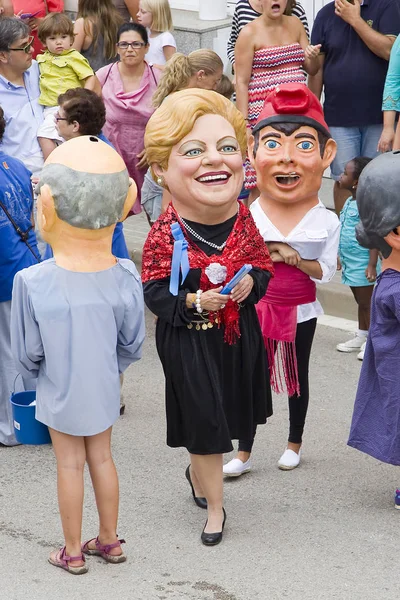 Giants and Big Heads parade — Stock Photo, Image