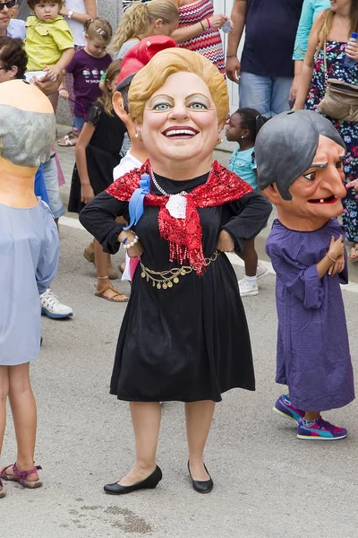 Giants and Big Heads parade — Stock Photo, Image