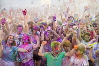 Barcelona'da Holi festival