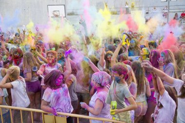 Barcelona'da Holi festival