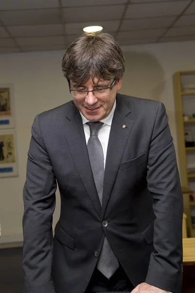 Carles Puigdemont, presidente de la Generalitat de Cataluña —  Fotos de Stock