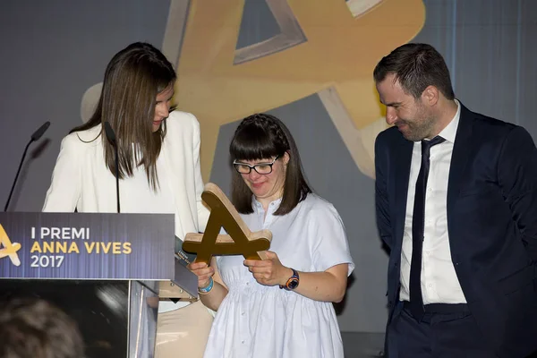 Anna Vives cerimônia de premiação — Fotografia de Stock