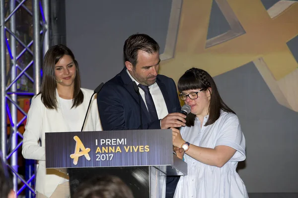 Anna Vives cerimônia de premiação — Fotografia de Stock