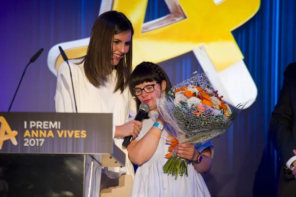 Anna Vives cerimônia de premiação — Fotografia de Stock