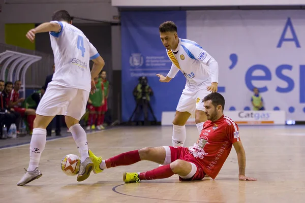 Santa Coloma Gramenet Barcelona Spanien November 2017 Futsal Ligaspiel Zwischen — Stockfoto