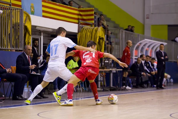 Santa Coloma Gramenet Barselona Spanya Kasım 2017 Futsal Spanya Ligi — Stok fotoğraf