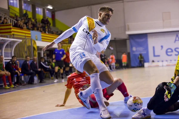 Santa Coloma Gramenet Barcelona Spanyolország 2017 November Futsal Spanyol Bajnoki — Stock Fotó