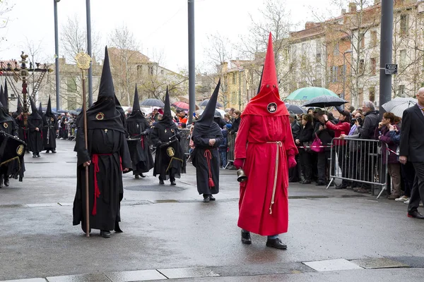 Les Gens Procession Sanch Une Cérémonie Annuelle Dans Plusieurs Villes — Photo