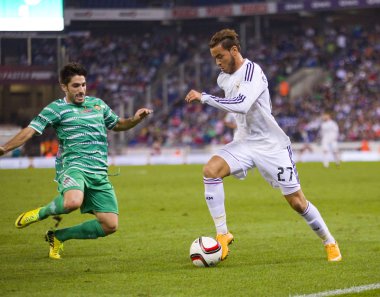Raul de Tomas of RM in action at the Copa del Rey match between UE Cornella and Real Madrid, final score 1 - 4, on October 29, 2014, in Cornella, Barcelona, Spain.