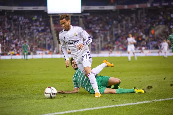 Raul Tomas Action Copa Del Rey Match Cornella Real Madrid — 图库照片