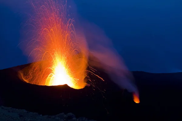 Stromboli Volcano Aeolian Islands Italy — Stock Photo, Image