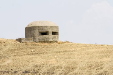 Bunker of WWII, Operation Husky, in Licata, Sicily, Italy.