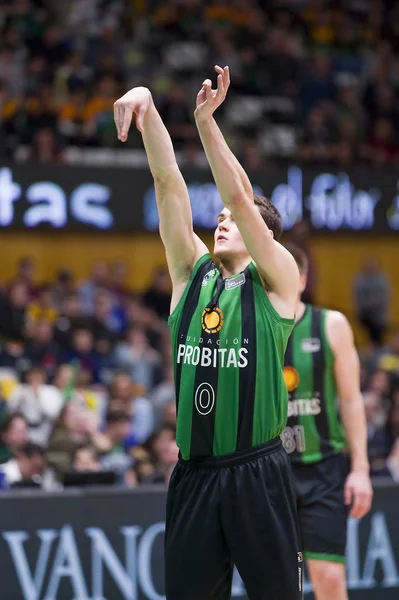 Nenad Dimitrijevic Acción Partido Liga Española Acb Entre Joventut Badalona —  Fotos de Stock