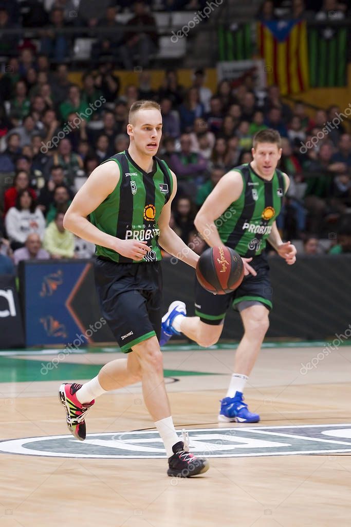 Klemen Prepelic Of Jb In Action At Spanish Acb League Match Between Joventut Badalona And Fuenlabrada Final Score 78 81 On February 9 2020 In Badalona Spain 349808718 Larastock