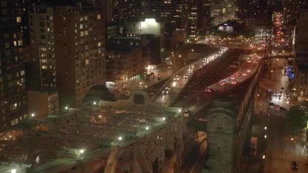 Stadtbild und Straßenverkehr — Stockvideo