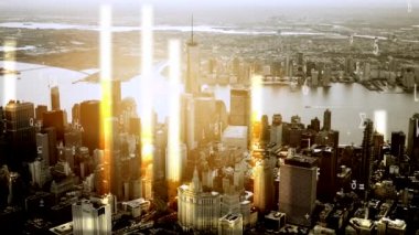 Şehir iş bölgesi veri akışı numaraları ile 