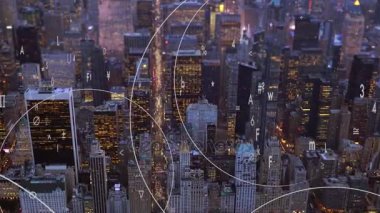 Şehir iş bölgesi veri akışı numaraları ile 