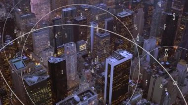 Şehir iş bölgesi veri akışı numaraları ile 