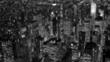 Şehir iş bölgesi veri akışı numaraları ile 