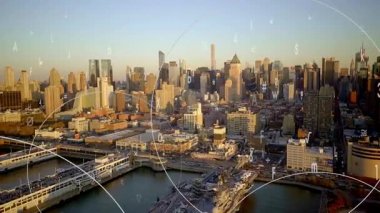 Şehir iş bölgesi veri akışı numaraları ile 