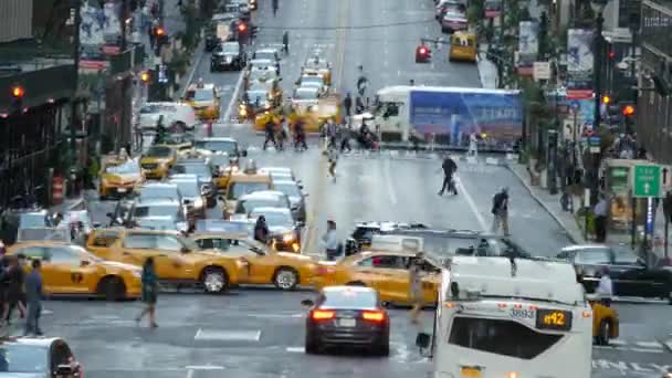 NYC trafik landskap — Stockvideo