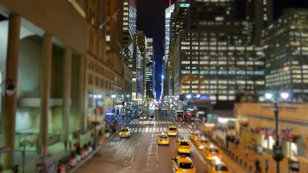 Dopravní zácpa v New York city — Stock video