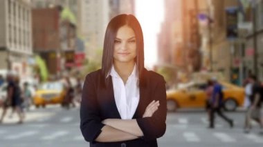 genç güzel esmer bisinesswoman 
