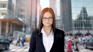 genç güzel esmer bisinesswoman 