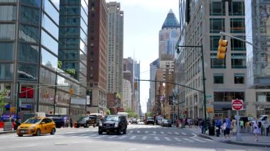 İnsanlar geçiş street City