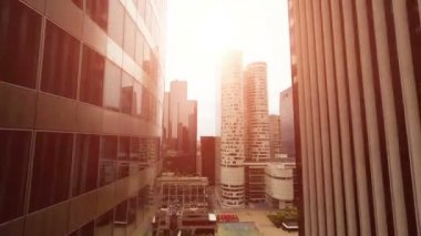 ofis binaları mali şehir bölgesinde 