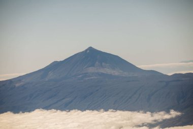 Yukarıdan Teide görünümü. Ulusal Park, Tenerife, Kanarya Adaları, İspanya. 