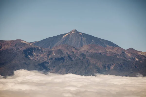 Teide View ovanifrån. Nationalpark, Teneriffa, Kanarieöarna, Spanien. — Stockfoto