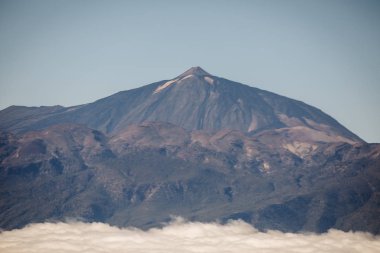 Yukarıdan Teide görünümü. Ulusal Park, Tenerife, Kanarya Adaları, İspanya. 