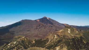 Teide. Tenerife 'de volkan. İspanya. Dağlar.