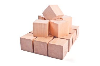 Çocuk ahşap küpleri