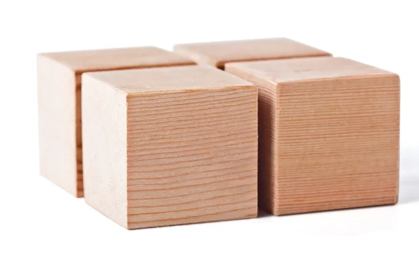 Cubi di legno da bambini — Foto Stock