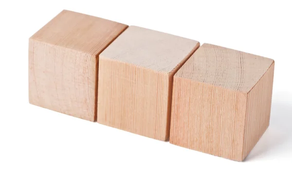 Cubi di legno da bambini — Foto Stock