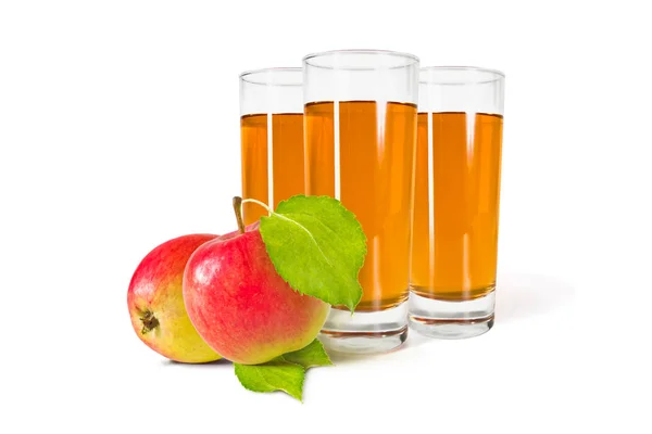 Een glas appelsap — Stockfoto